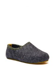 Comfortfusse Kapcie w kolorze ciemnoszarym rozmiar: 38. Czarne obuwie domowe Comfortfüße, bez wzorów, z materiału, bez zapięcia. Za 260.99 zł.