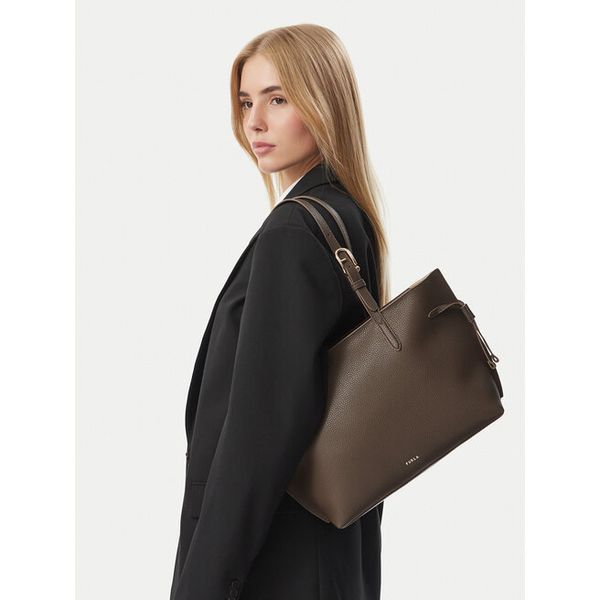 Torebka Furla. Brązowe shopper Furla, bez wzorów, bez dodatków. Za 1,479.00 zł.