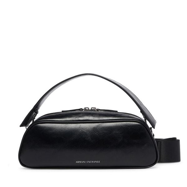 Torebka Armani Exchange. Czarne torebki klasyczne Armani Exchange, bez wzorów, bez dodatków. Za 539.99 zł.
