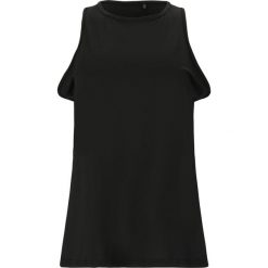 Damski tank top Elite Lab LAB. Czarne topy ELITE LAB, bez wzorów, bez kołnierzyka, bez ramiączek. Za 147.00 zł.