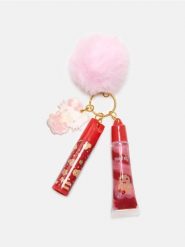 Błyszczyk i balsam do ust na breloku Hello Kitty - wielobarwny. Błyszczyki Sinsay. Za 15.99 zł.