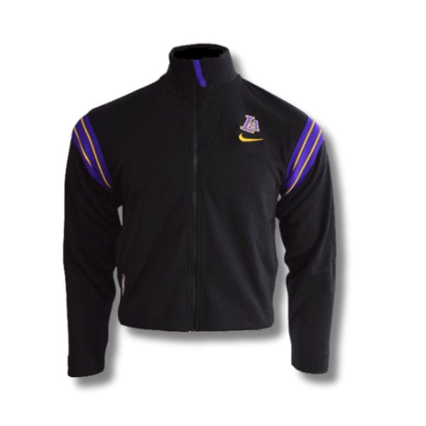 Bluza Nike LA Lakers Courtside 75 Tracksuit Jacket Wmns - DB1400-010. Czarne bluzy Nike, bez wzorów, bez kaptura. Za 200.10 zł.