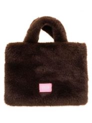 Zwillingsherz Torebka "Plush" w kolorze brązowym - 33 x 26 cm rozmiar: onesize. Brązowe torebki klasyczne Zwillingsherz, bez wzorów, z materiału, przez ramię, bez dodatków. Za 99.95 zł.