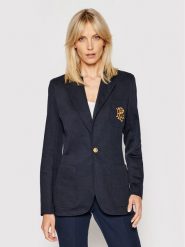 Polo Ralph Lauren Marynarka Blz 211795348002 Granatowy Slim Fit. Niebieskie marynarki i żakiety Polo Ralph Lauren, bez wzorów, z bawełny. Za 1,029.00 zł.