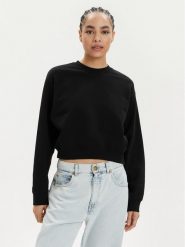 Replay Bluza W3104B.000.23650P Czarny Regular Fit. Czarne bluzy Replay, xl, bez wzorów, z bawełny, bez kaptura. Za 199.99 zł.