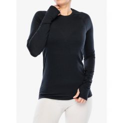 Bluza termoaktywna damska Houdini Desoli Light Crew. Czarne bluzy Houdini, na zimę, l, bez wzorów, bez kaptura. Za 371.99 zł.