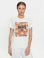 Vans T-Shirt Tropic Fill Floral Bff VN000GGW Écru Regular Fit. T-shirty Vans, xs, bez wzorów, z bawełny, bez kołnierzyka, bez ramiączek. Za 99.99 zł.
