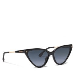 Okulary przeciwsłoneczne Dsquared2. Czarne okulary przeciwsłoneczne Dsquared2, bez wzorów. Za 1,009.00 zł.