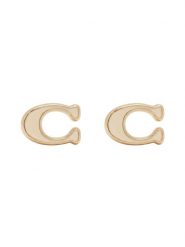 Coach Kolczyki 37571173 Złoty. Żółte kolczyki Coach, metalowe. Za 169.99 zł.