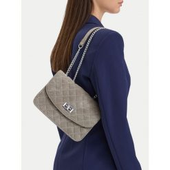 Torebka Badura. Szare listonoszki Badura, bez wzorów, bez dodatków. Za 249.99 zł.