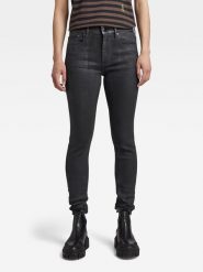 G-Star Dżinsy - Skinny fit - w kolorze ciemnoszarym rozmiar: W27/L34. Czarne jeansy G-Star, l, z aplikacjami. Za 215.71 zł.