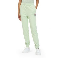 Spodnie damskie FILA Lubna. Zielone spodnie dresowe Fila, m, bez wzorów, z dresówki. Za 139.99 zł.