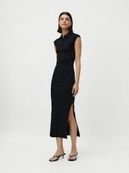 LeGer Sukienka "Helene" w kolorze czarnym rozmiar: 38. Czarne sukienki LeGer, bez wzorów, bez kołnierzyka, bez ramiączek, maxi. Za 130.99 zł.