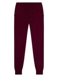 Perfect Cashmere Kaszmirowe spodnie dresowe "Gwen" w kolorze bordowym rozmiar: S. Czerwone spodnie dresowe Perfect Cashmere, s, bez wzorów, z dresówki. Za 419.69 zł.