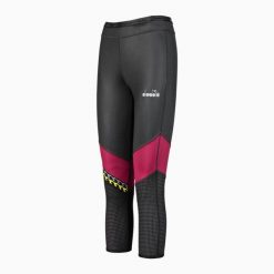 Legginsy damskie DIADORA L. 6/8 REVERSIBLE TIGHTS BE ONE. Czarne bielizna sportowa Diadora, l, bez wzorów. Za 109.99 zł.