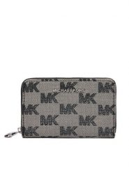 MICHAEL Michael Kors Portfel 32F6SJ6D0J Czarny. Czarne portfele MICHAEL Michael Kors, bez wzorów. Za 549.99 zł.