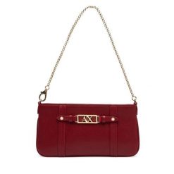Torebka Armani Exchange. Czarne torebki klasyczne Armani Exchange, bez wzorów, bez dodatków. Za 489.99 zł.