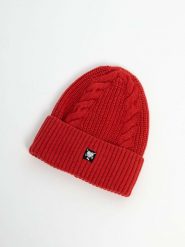 Blutsgeschwister Czapka w kolorze czerwonym rozmiar: onesize. Czerwone czapki Blutsgeschwister, bez wzorów. Za 77.95 zł.