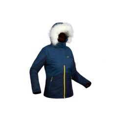 Kurtka narciarska 180 damska. Fioletowe kurtki narciarskie WED'ZE, xl, bez wzorów, z materiału, bez kaptura, narciarskie. W wyprzedaży za 149.99 zł.
