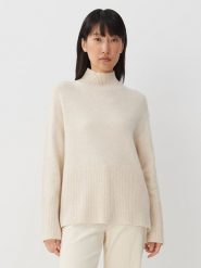 Someday Sweter "Toyah" w kolorze kremowym rozmiar: 40. Brązowe swetry someday., bez wzorów, z wełny, bez ramiączek. Za 188.85 zł.