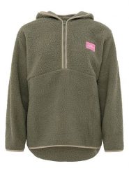 Zwillingsherz Bluza polarowa w kolorze khaki rozmiar: S. Brązowe bluzy Zwillingsherz, s, bez wzorów, z polaru, bez kaptura. Za 130.99 zł.