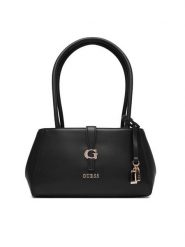 Guess Torebka Carrie HWVG98 96080 Czarny. Czarne torebki klasyczne Guess, z aplikacjami, ze skóry, bez dodatków. Za 639.99 zł.