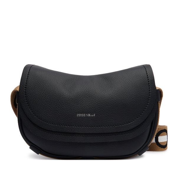 Torebka Coccinelle. Czarne listonoszki Coccinelle, bez wzorów, bez dodatków. Za 1,299.00 zł.