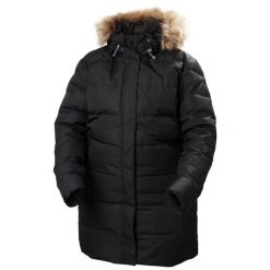 Parka damska Helly Hansen Aden Down. Czarne parki Helly Hansen, z puchu, sportowe, bez kaptura. Za 982.00 zł.