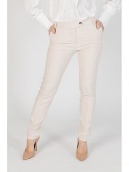 Rinascimento Spodnie materiałowe CFC0117747003 Beżowy Regular Fit. Brązowe spodnie materiałowe Rinascimento, m, bez wzorów, z materiału. Za 219.99 zł.
