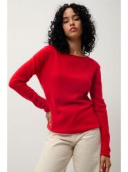 AUTHENTIC CASHMERE Kaszmirowy sweter "Criou" w kolorze czerwonym rozmiar: XXL. Czerwone swetry AUTHENTIC CASHMERE, xxl, bez wzorów, z kaszmiru, bez ramiączek. Za 321.97 zł.