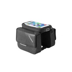 Torba rowerowa Combocase. Czarne torby na ramię ROCKBROS, bez wzorów, na ramię, bez dodatków. Za 64.99 zł.