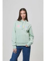 Bench Bluza "Erli" w kolorze zielonym rozmiar: 38. Zielone bluzy Bench, bez wzorów, z kapturem. Za 149.66 zł.
