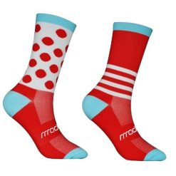 Skarpetki rowerowe unisex madani Parrot. Czerwone skarpety MADANI, bez wzorów. Za 9.99 zł.