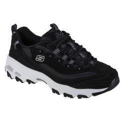 Buty sportowe Sneakersy damskie, Skechers D Lites-Biggest Fan. Czarne obuwie sportowe Skechers, bez zapięcia, trekkingowe, Skechers Sport. Za 319.70 zł.