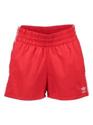 Adidas Szorty "3 Stripes" w kolorze czerwonym rozmiar: 32. Czerwone szorty Adidas, bez wzorów. Za 48.39 zł.