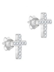 S.Oliver Srebrne kolczyki-wkrętki z cyrkoniami rozmiar: onesize. Szare kolczyki S.Oliver, z cyrkonią, srebrne. Za 121.99 zł.