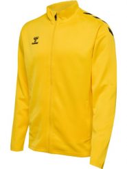 Bluza dresowa zapinana na zamek błyskawiczny Hummel Core XK. Żółte bluzy Hummel, xl, bez wzorów, z dresówki, bez kaptura. Za 223.90 zł.