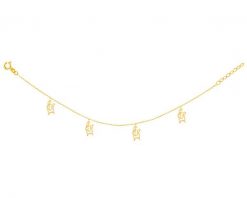 Złota bransoletka - pieski. Żółte bransoletki Apart, złote. Za 349.00 zł.