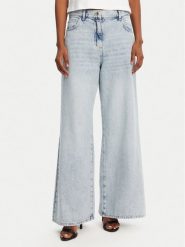 Patrizia Pepe Jeansy 2P1697/D070-CA61 Niebieski Wide Leg. Niebieskie jeansy Patrizia Pepe, bez wzorów. Za 819.99 zł.