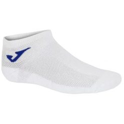 Skarpetki sportowe dla dorosłych Invisible Sock. Białe skarpety Joma, bez wzorów, z bawełny. Za 19.99 zł.
