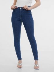 Orsay Dżinsy - Skinny fit - w kolorze niebieskim rozmiar: 36. Niebieskie jeansy Orsay, bez wzorów. Za 67.95 zł.