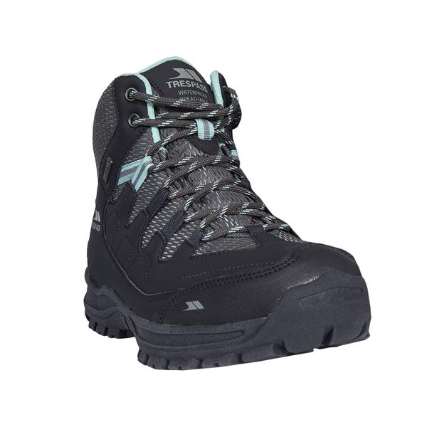 Buty Damskie Mitzi Wodoodporne. Szare trekkingi Trespass, z gumy, trekkingowe. Za 302.99 zł.