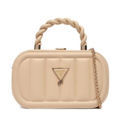 Torebka Guess. Brązowe torebki klasyczne Guess, z aplikacjami, bez dodatków. Za 299.99 zł.