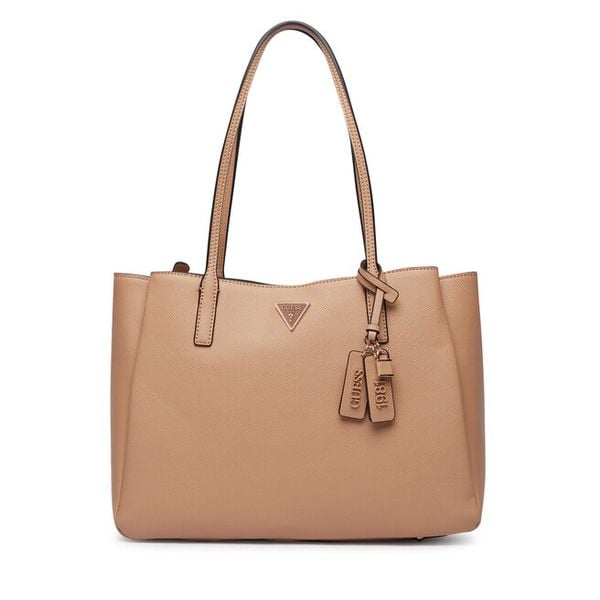 Torebka Guess. Brązowe torebki klasyczne Guess, z aplikacjami, bez dodatków. Za 634.99 zł.