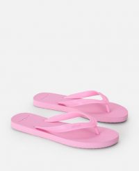 Japonki damskie Rip Curl Essential Bloom Open Toe. Czerwone klapki Rip Curl, bez wzorów, z materiału, z otwartym noskiem, bez obcasa. Za 59.99 zł.