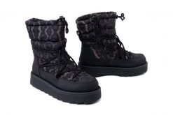 TAMARIS 1-26846-45 090 black/leopard, śniegowce damskie. Czarne trapery i śniegowce Tamaris. Za 418.21 zł.
