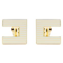 Kolczyki Elisabetta Franchi. Białe kolczyki Elisabetta Franchi. Za 579.99 zł.