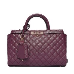Torebka Guess. Fioletowe torebki klasyczne Guess, z aplikacjami, bez dodatków. Za 679.99 zł.
