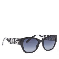 Okulary przeciwsłoneczne Marc Jacobs. Czarne okulary przeciwsłoneczne Marc Jacobs, bez wzorów. Za 519.99 zł.