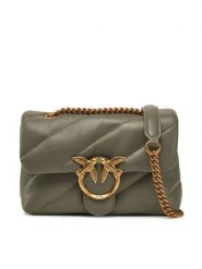 PINKO Torebka Love Puff Mini Cl PE 25 PLTT 100039 A0F2 Zielony. Zielone torebki klasyczne Pinko, bez wzorów, ze skóry, bez dodatków. Za 1,039.00 zł.